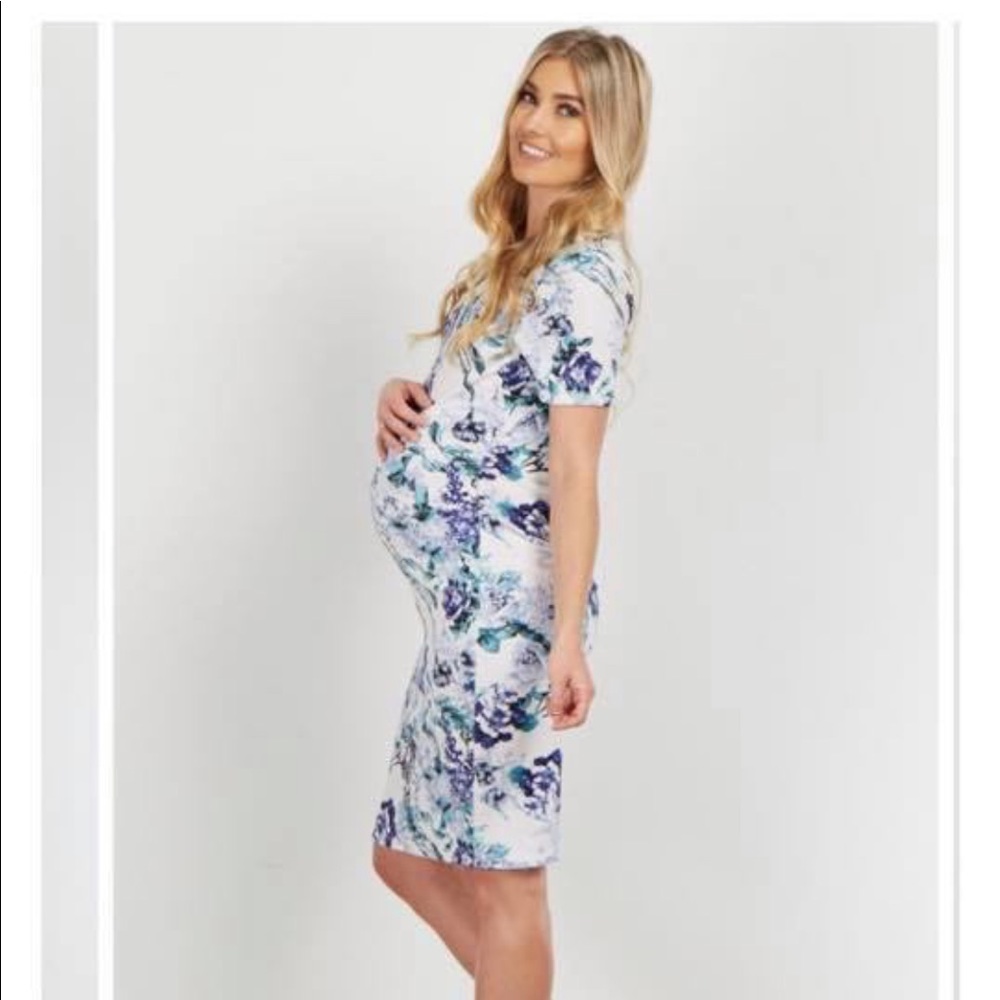 New with Tags Pink Blush Maternity Dress Size L